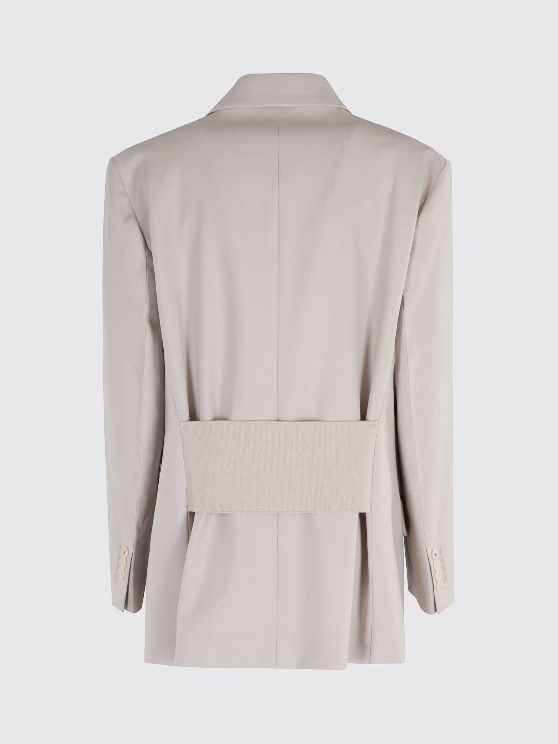 VICTORIA VICTORIA BECKHAM CHAQUETA: Americana mujer Victoria Victoria Beckham, Blanco - Img 2