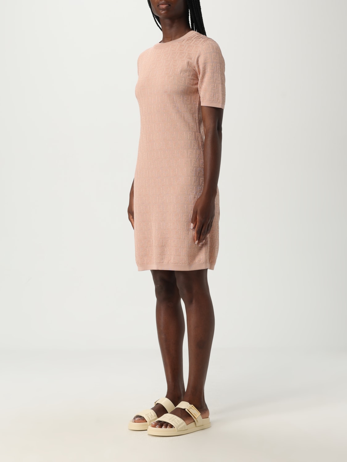 FENDI DRESS: Dress woman Fendi, Pink - Img 3