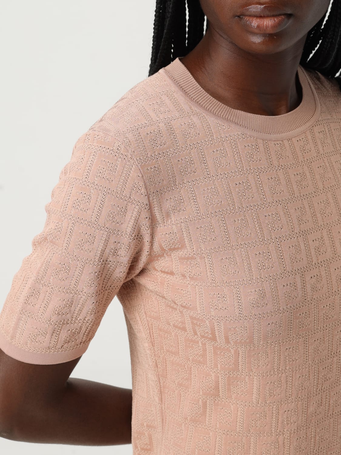 FENDI DRESS: Dress woman Fendi, Pink - Img 4