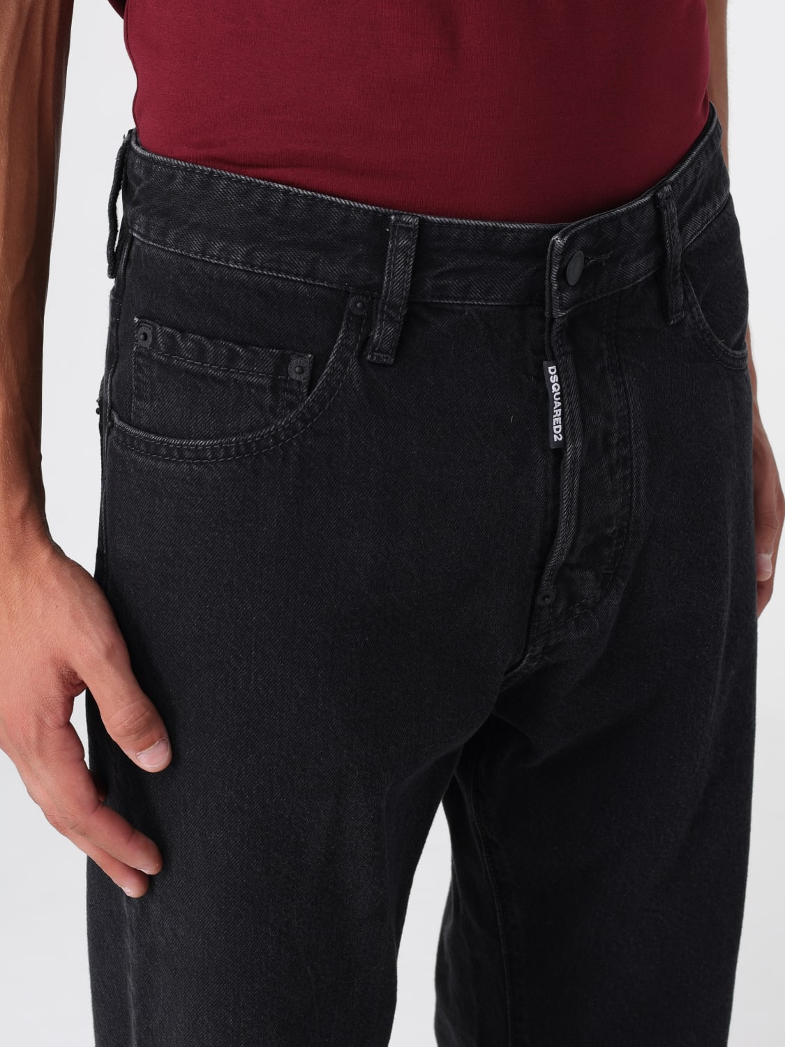 DSQUARED2 JEANS: Jeans herren Dsquared2, Schwarz - Img 3