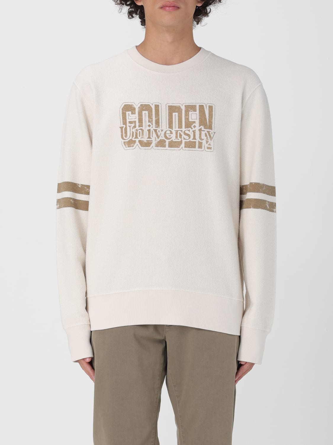 GOLDEN GOOSE SWEATSHIRT: Sweatshirt men Golden Goose, White - Img 1