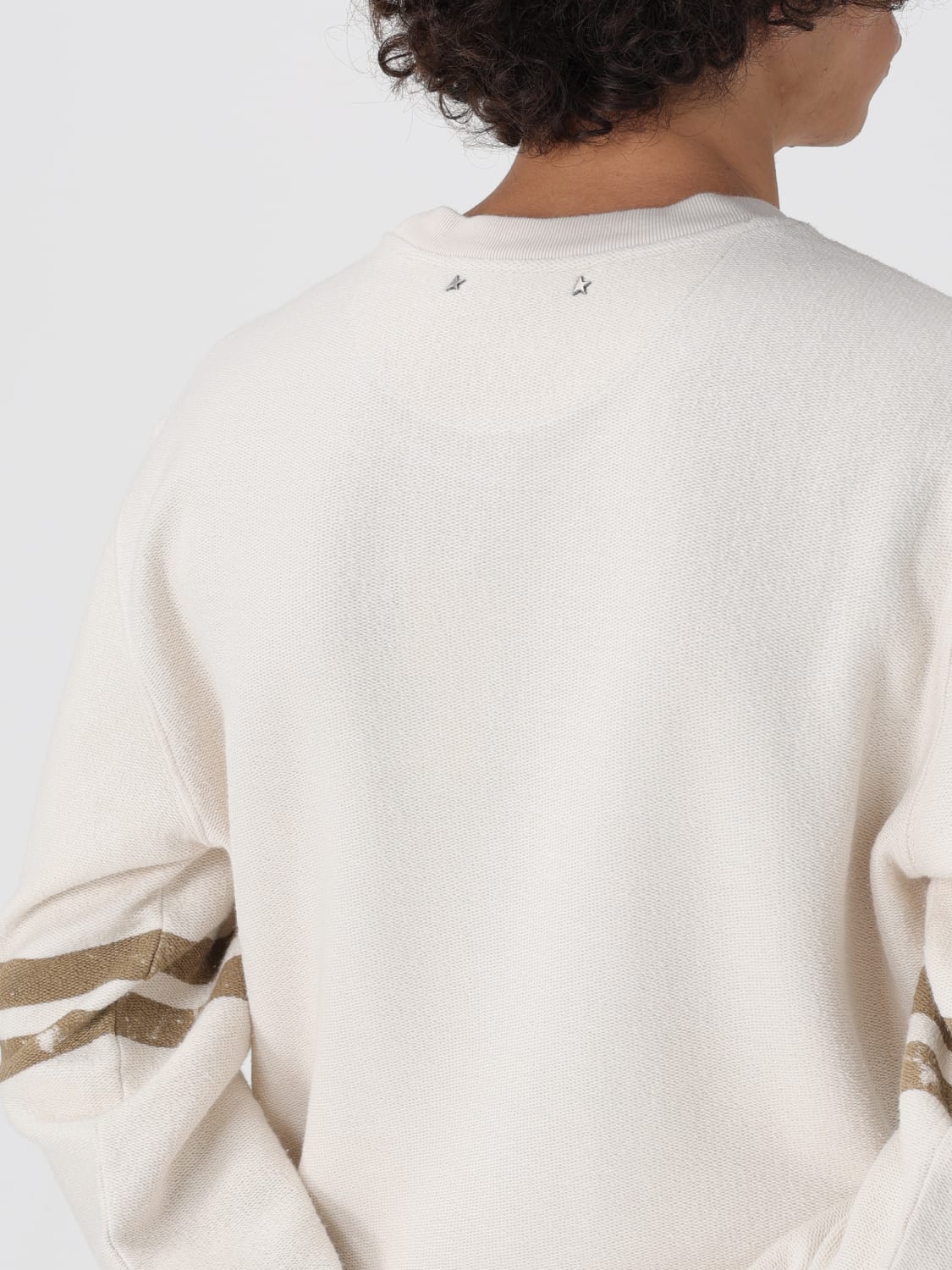 GOLDEN GOOSE SWEATSHIRT: Sweatshirt men Golden Goose, White - Img 5
