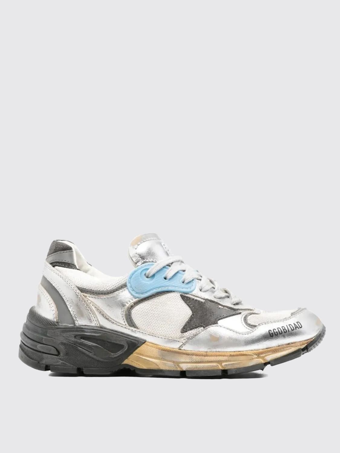 GOLDEN GOOSE SNEAKERS: Sneakers men Golden Goose, Silver - Img 1