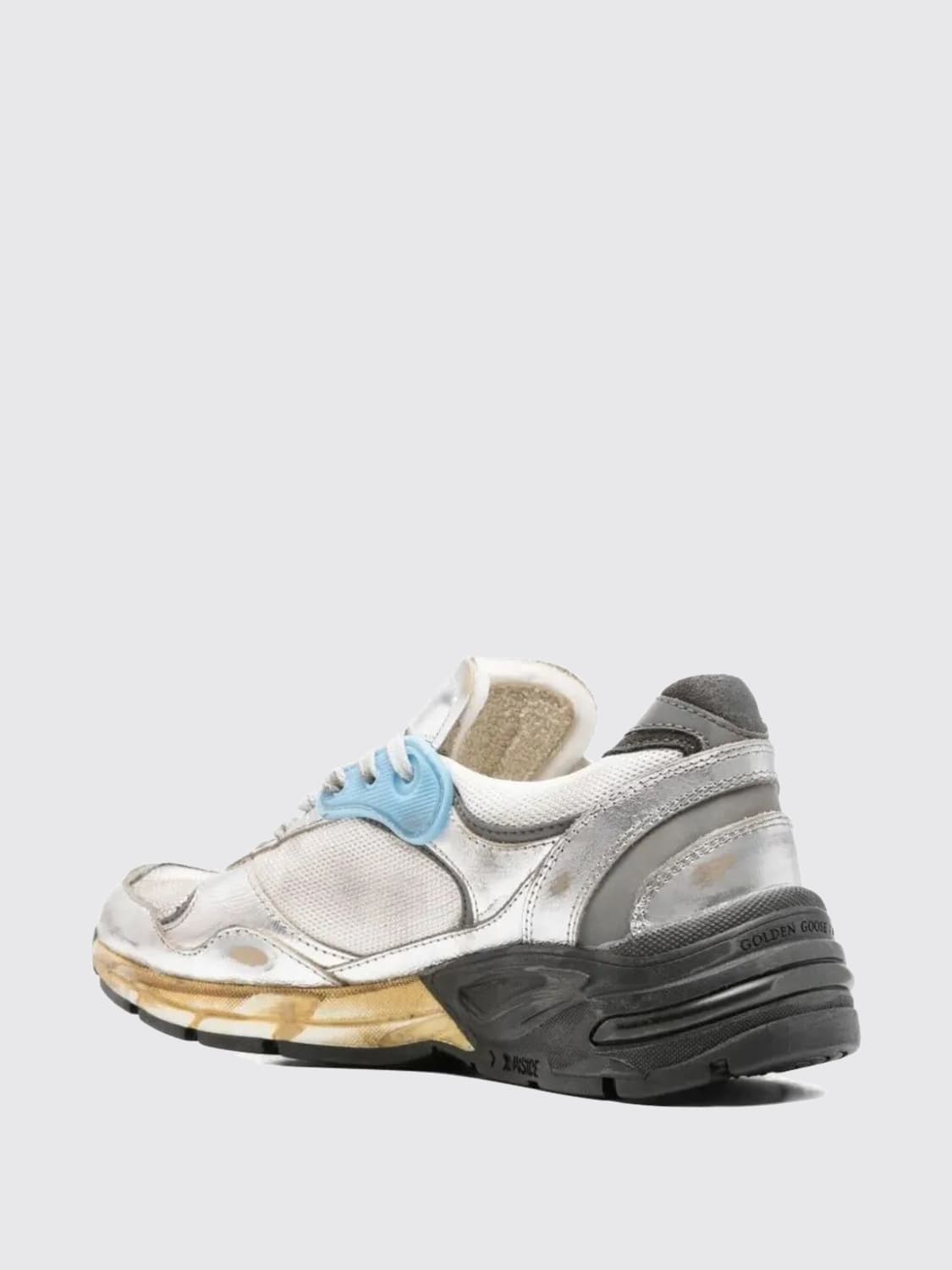 GOLDEN GOOSE SNEAKERS: Sneakers men Golden Goose, Silver - Img 3