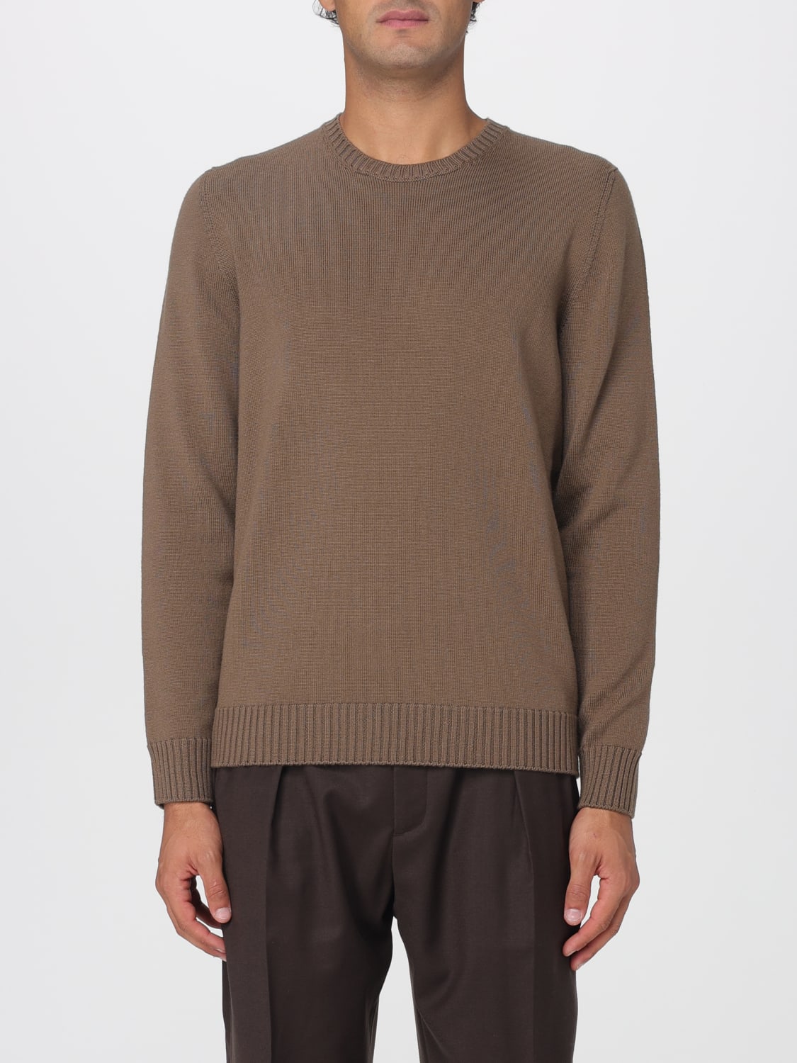 DRUMOHR SWEATER: Sweater men Drumohr, Brown - Img 1