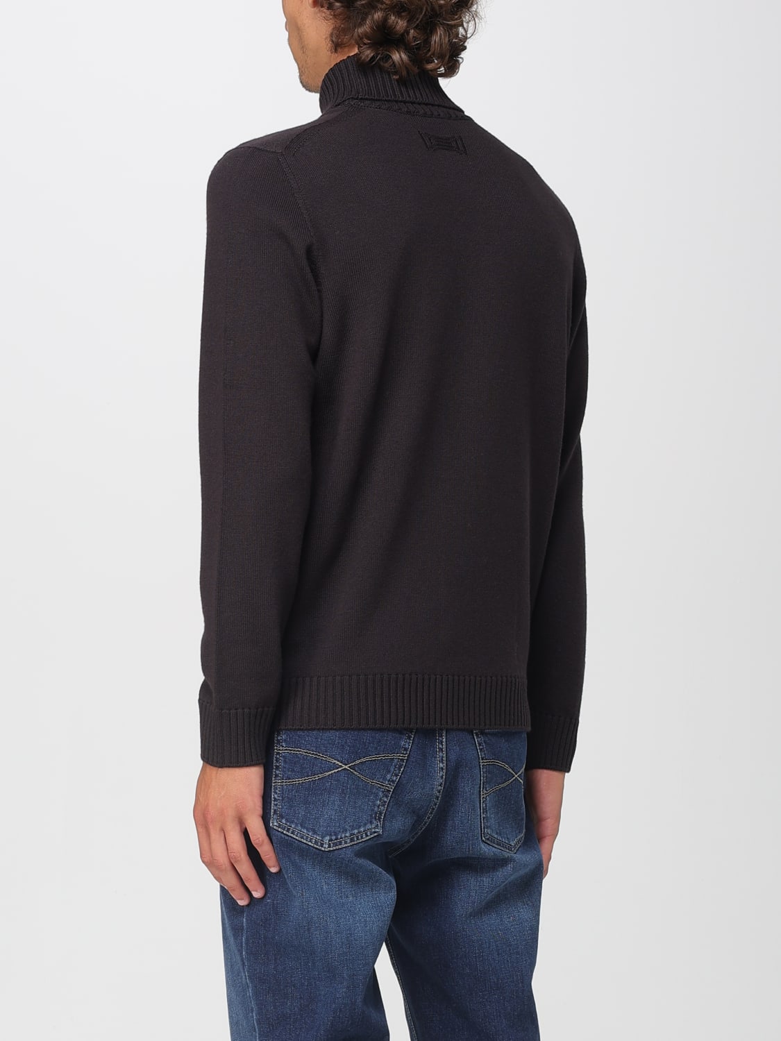 DRUMOHR SWEATER: Sweater men Drumohr, Brown - Img 2