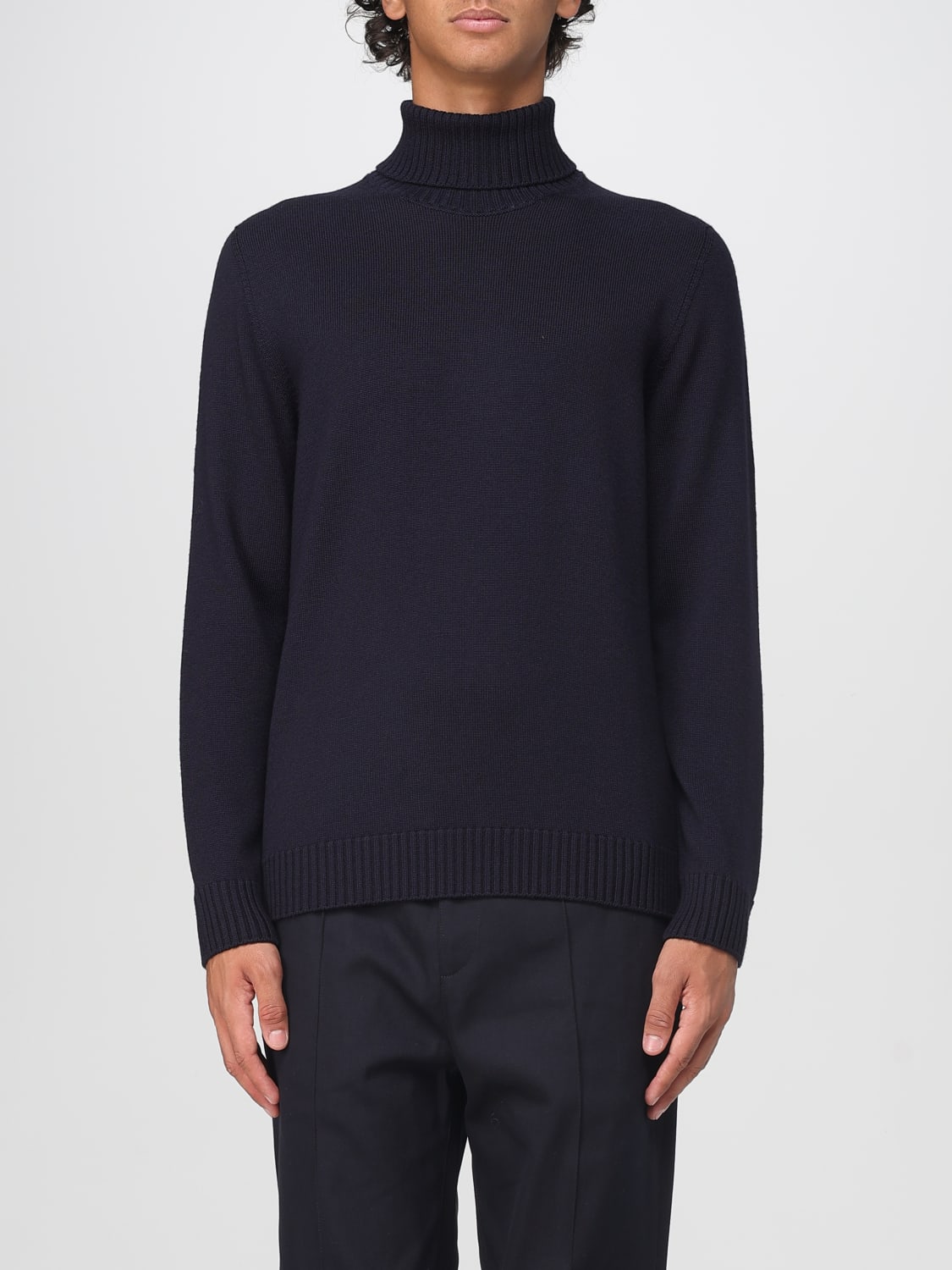 DRUMOHR MAGLIA: Maglia a dolcevita basic Drumohr, Blue Navy - Img 1