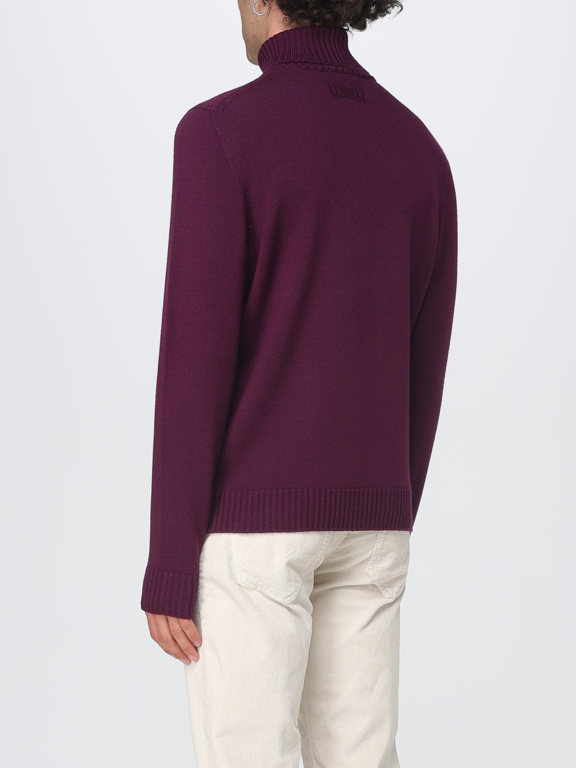 DRUMOHR PULL: Pull homme Drumohr, Bordeaux - Img 2