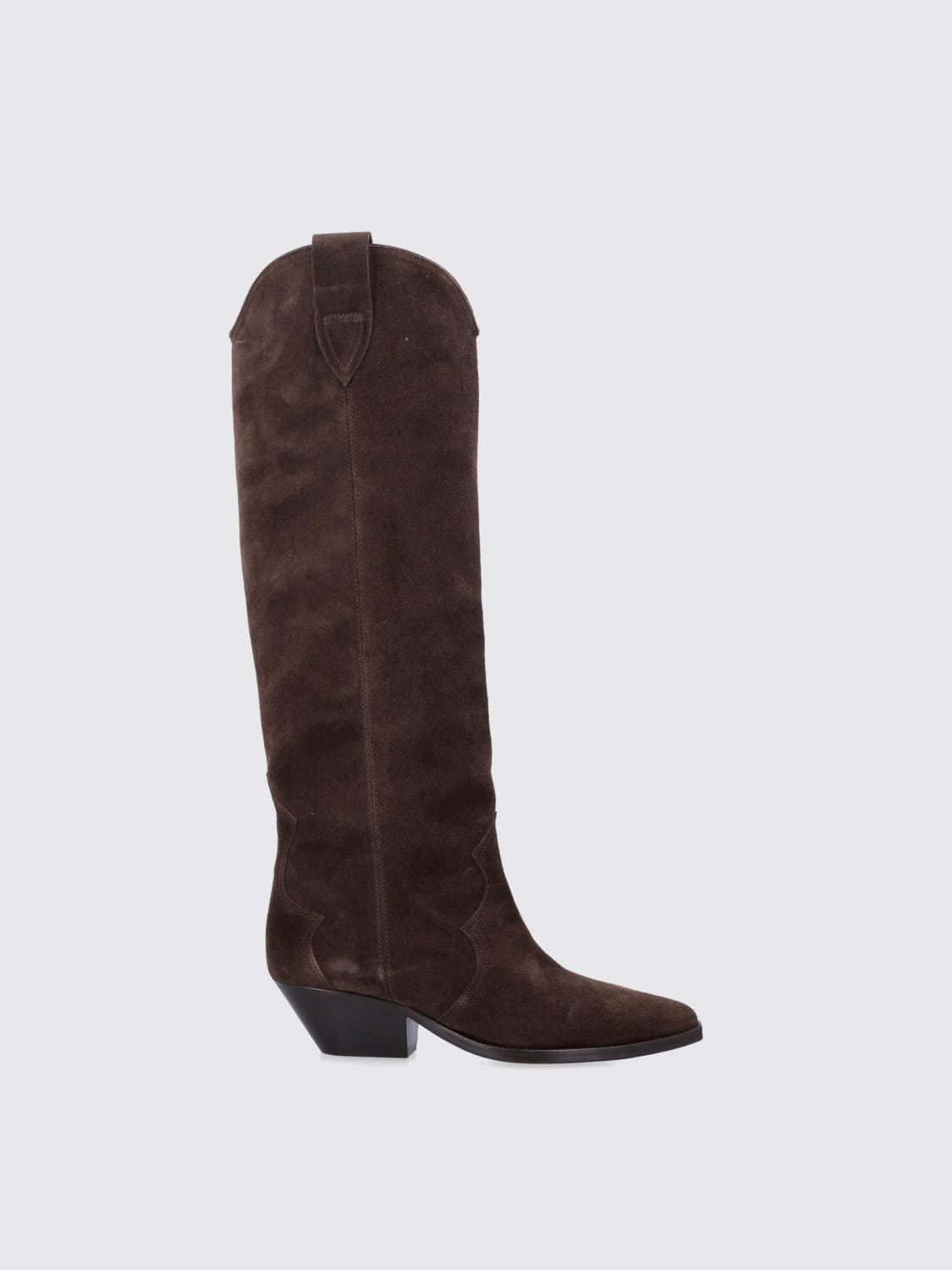 ISABEL MARANT BOOTS: Flat ankle boots woman Isabel Marant, Brown - Img 1