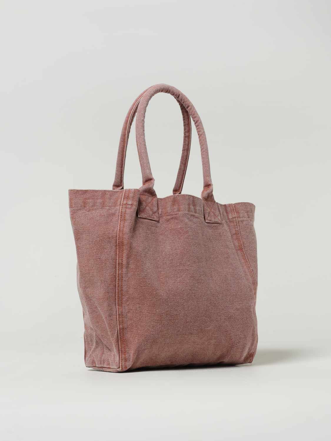 ISABEL MARANT BORSA TOTE: Borsa Yenki Isabel Marant in canvas di cotone , Arancione - Img 2