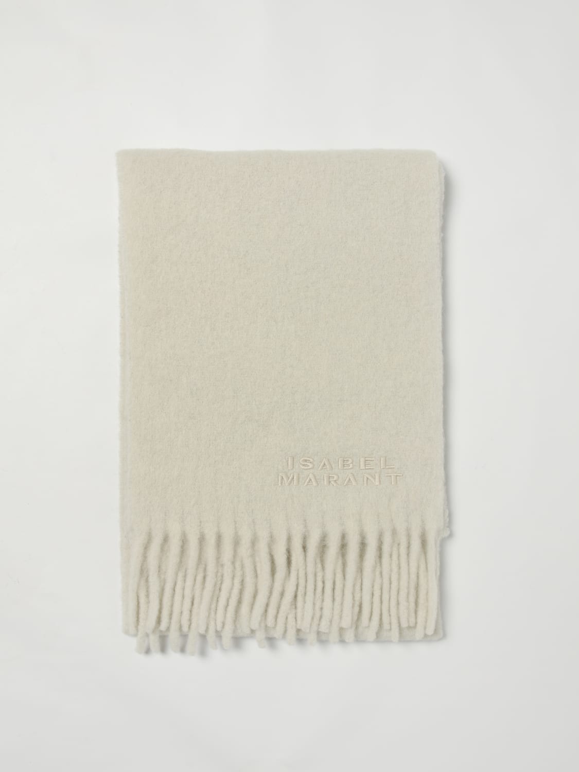 ISABEL MARANT SCIARPA: Sciarpa Isabel Marant in lana di alpaca , Beige - Img 1