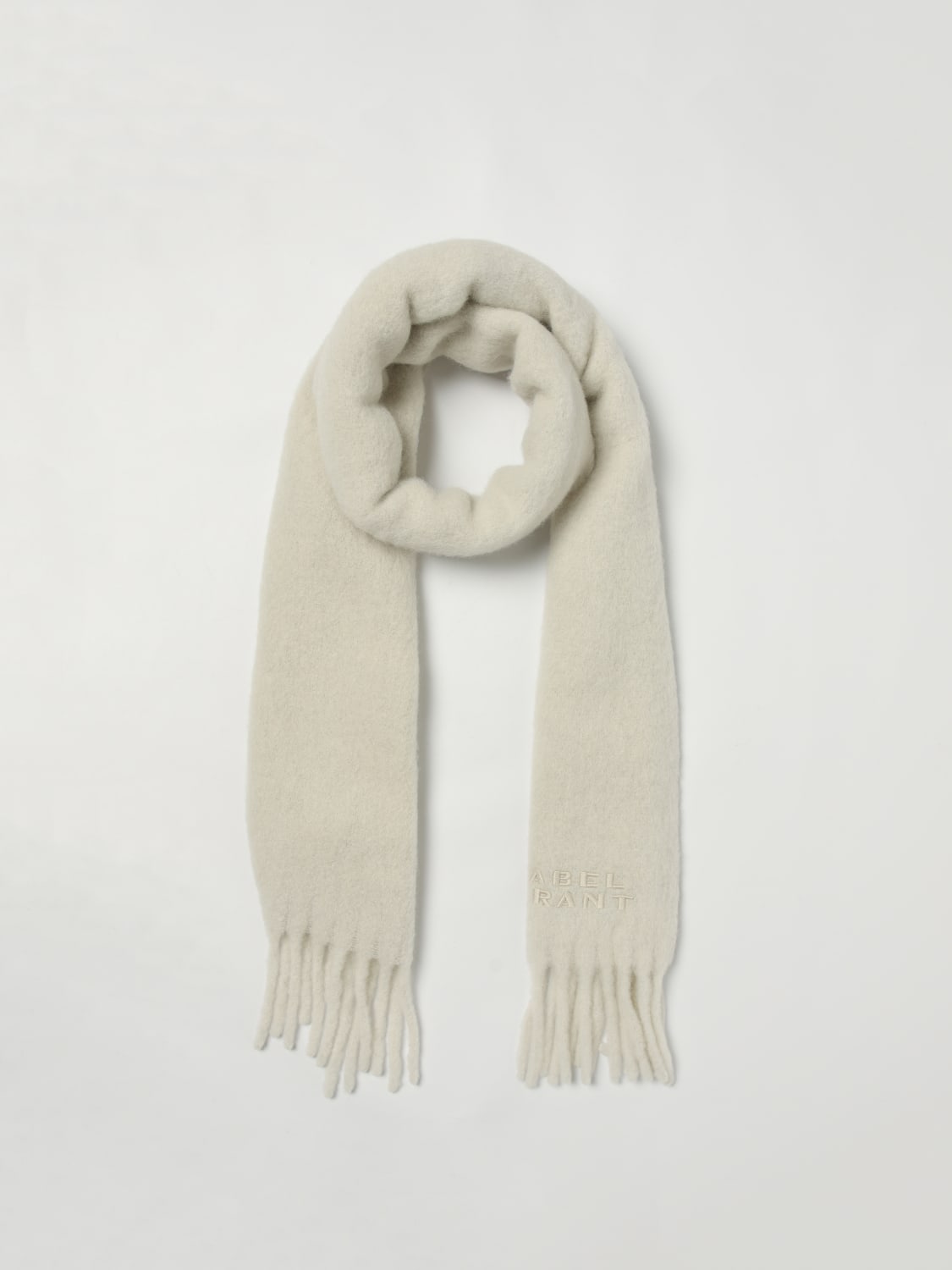 ISABEL MARANT SCIARPA: Sciarpa Isabel Marant in lana di alpaca , Beige - Img 2