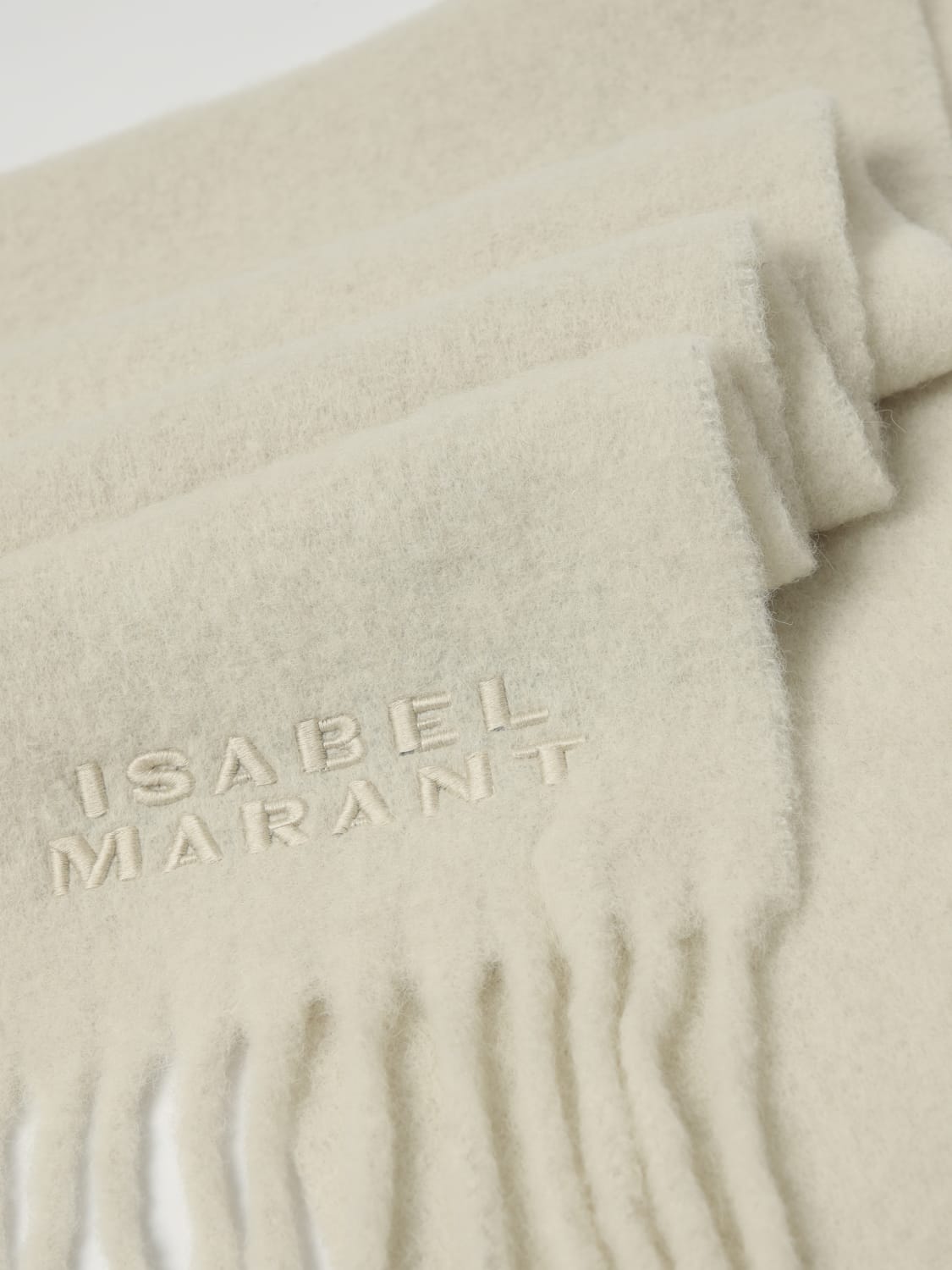 ISABEL MARANT SCIARPA: Sciarpa Isabel Marant in lana di alpaca , Beige - Img 3
