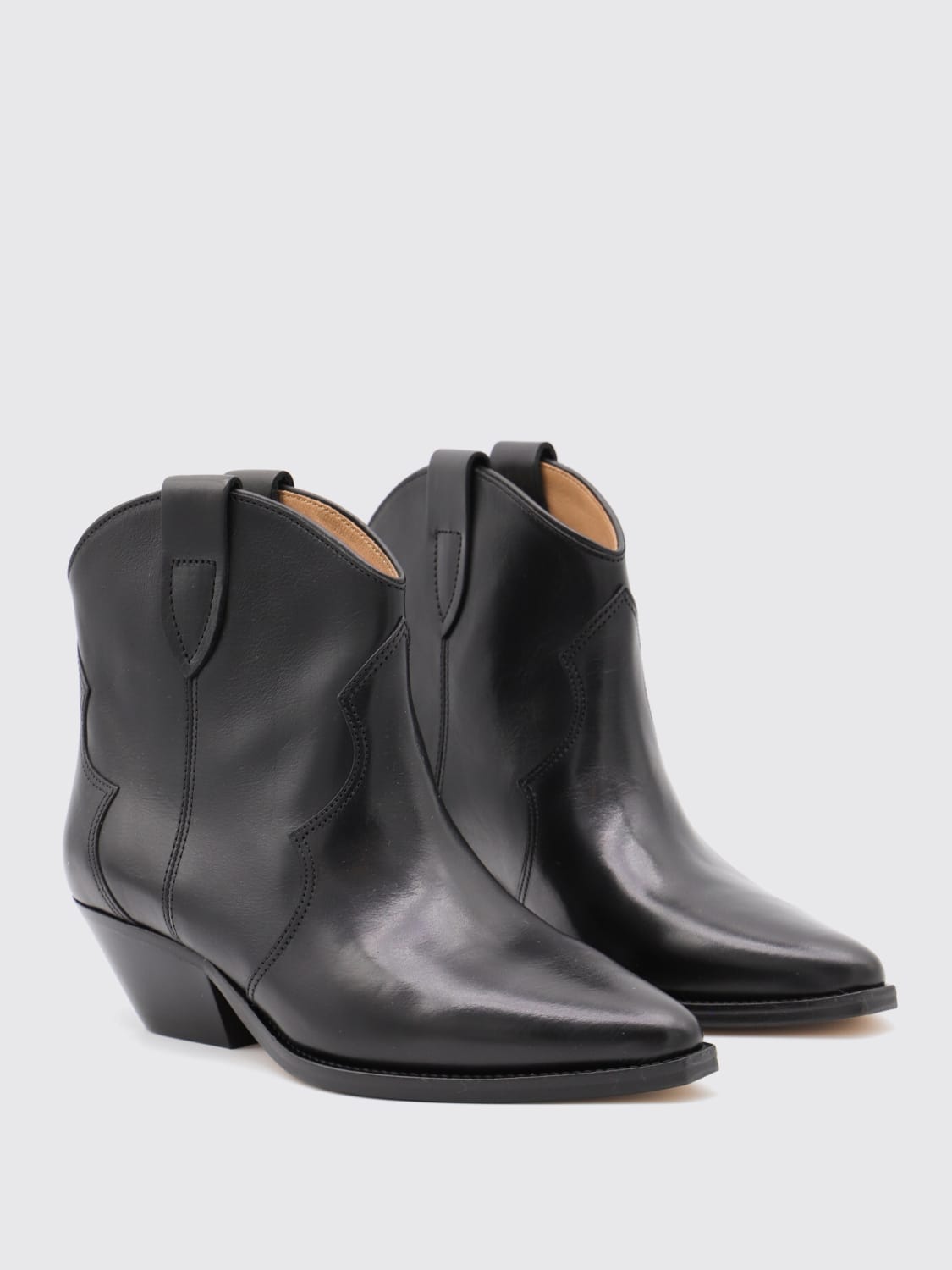 ISABEL MARANT BOTTES: Bottines plates femme Isabel Marant, Noir - Img 2