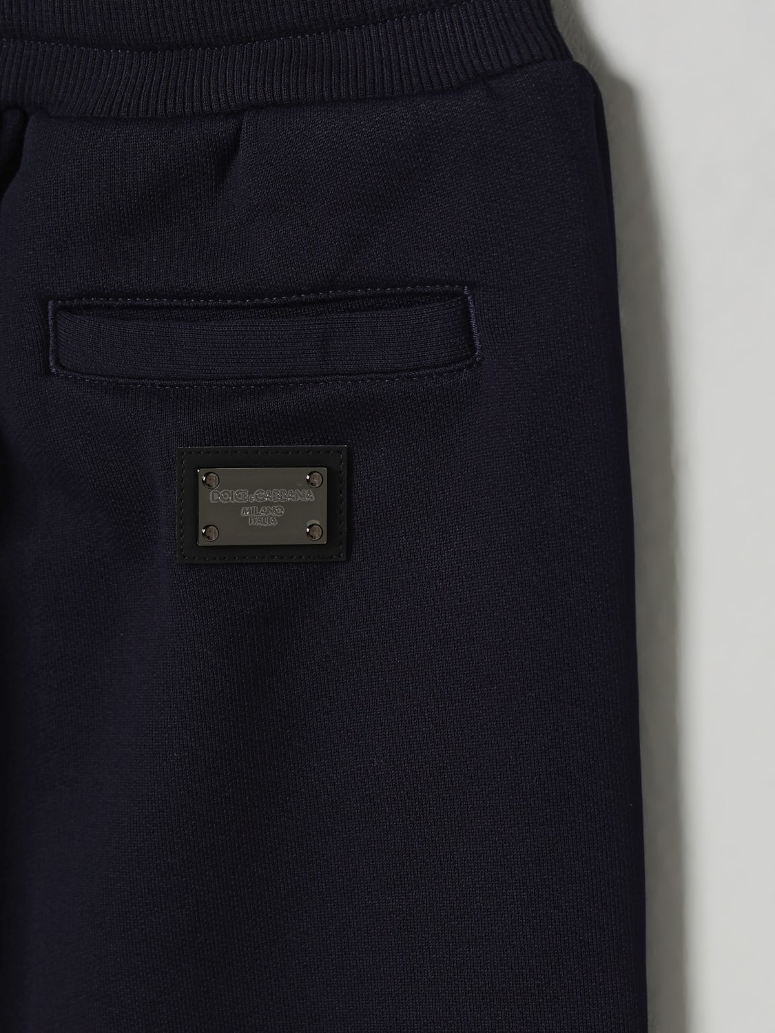 DOLCE & GABBANA PANTALONI: Pantalone Dolce & Gabbana in cotone , Blue - Img 3