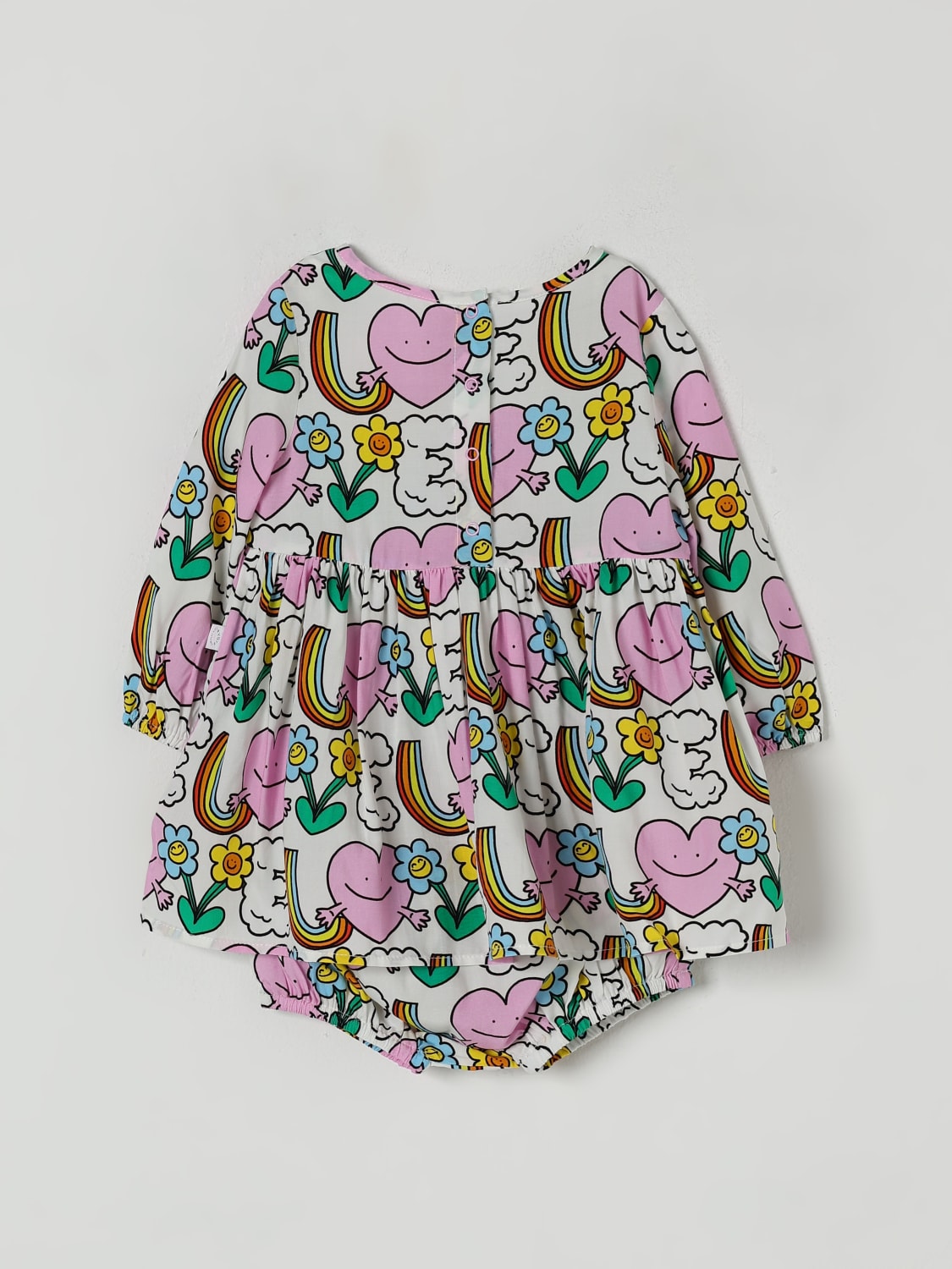 STELLA MCCARTNEY KIDS ABITO: Abito in misto viscosa Stella McCartney Kids, Fantasia - Img 3