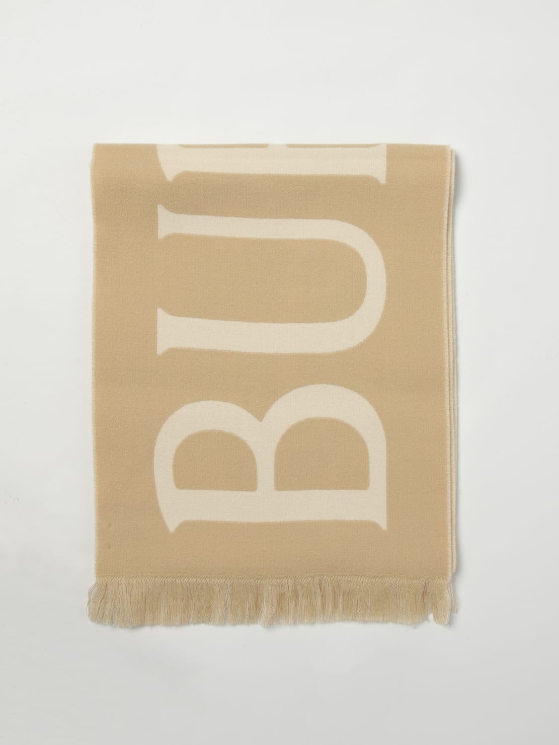 BURBERRY SCARF: Scarf men Burberry, Beige - Img 1