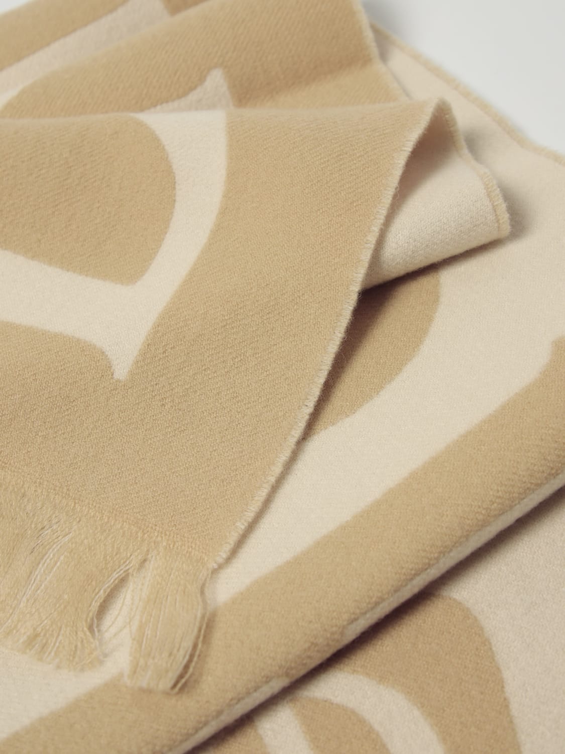 BURBERRY SCARF: Scarf men Burberry, Beige - Img 3