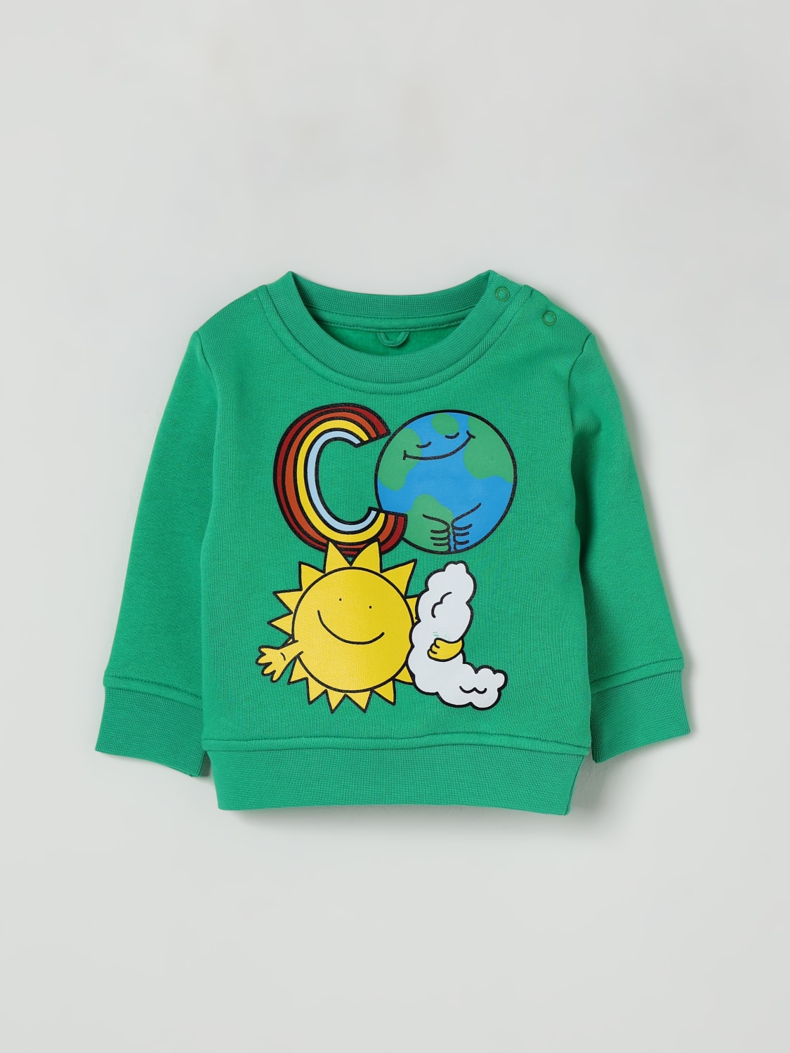 STELLA MCCARTNEY KIDS SWEATER: Sweater kids Stella McCartney Kids, Green - Img 1