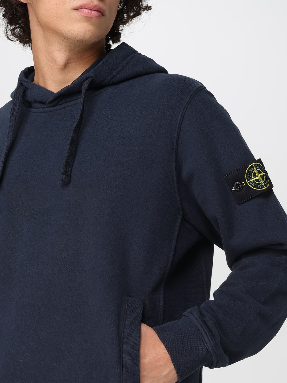 STONE ISLAND SWEATSHIRT: Sweatshirt men Stone Island, Blue 1 - Img 5