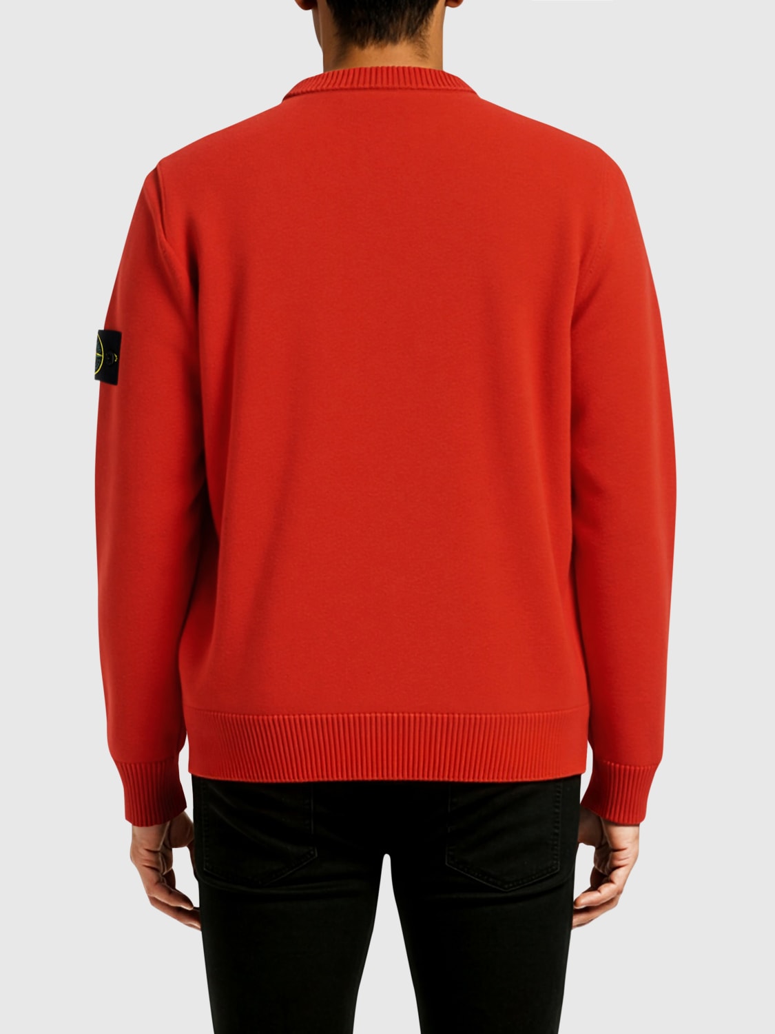 STONE ISLAND PULL: Pull homme Stone Island, Orange - Img 2