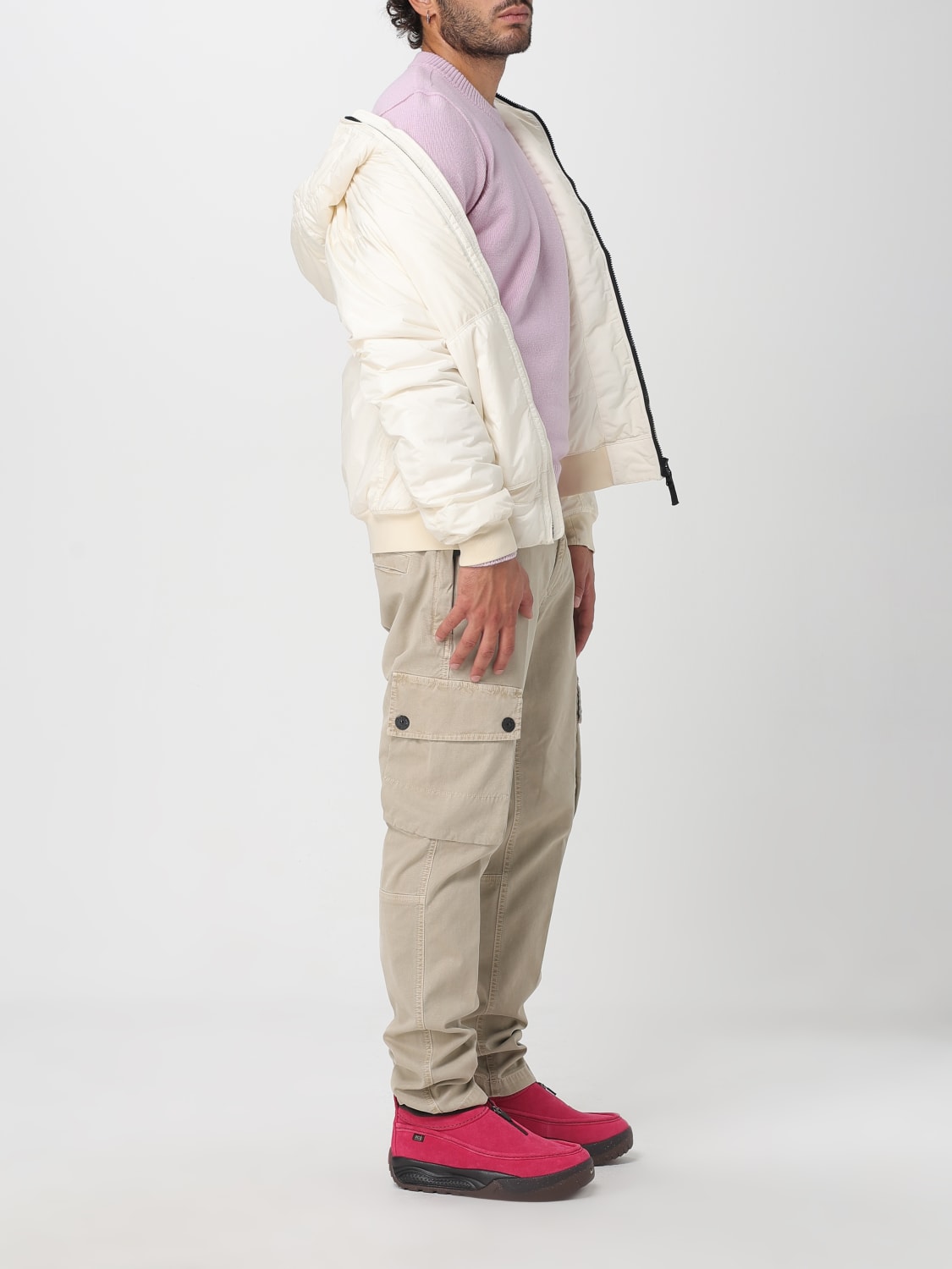 STONE ISLAND SWEATER: Sweater men Stone Island, Pink - Img 2