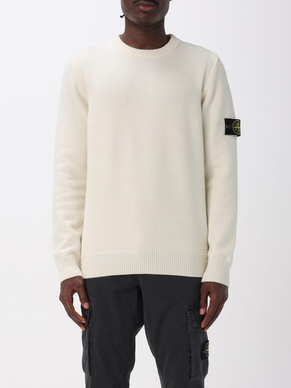 STONE ISLAND PULLOVER: Pullover herren Stone Island, Ivory - Img 1