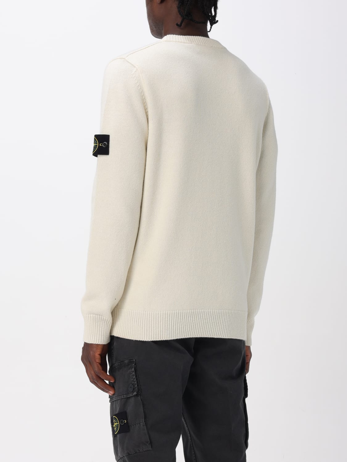 STONE ISLAND PULLOVER: Pullover herren Stone Island, Ivory - Img 3