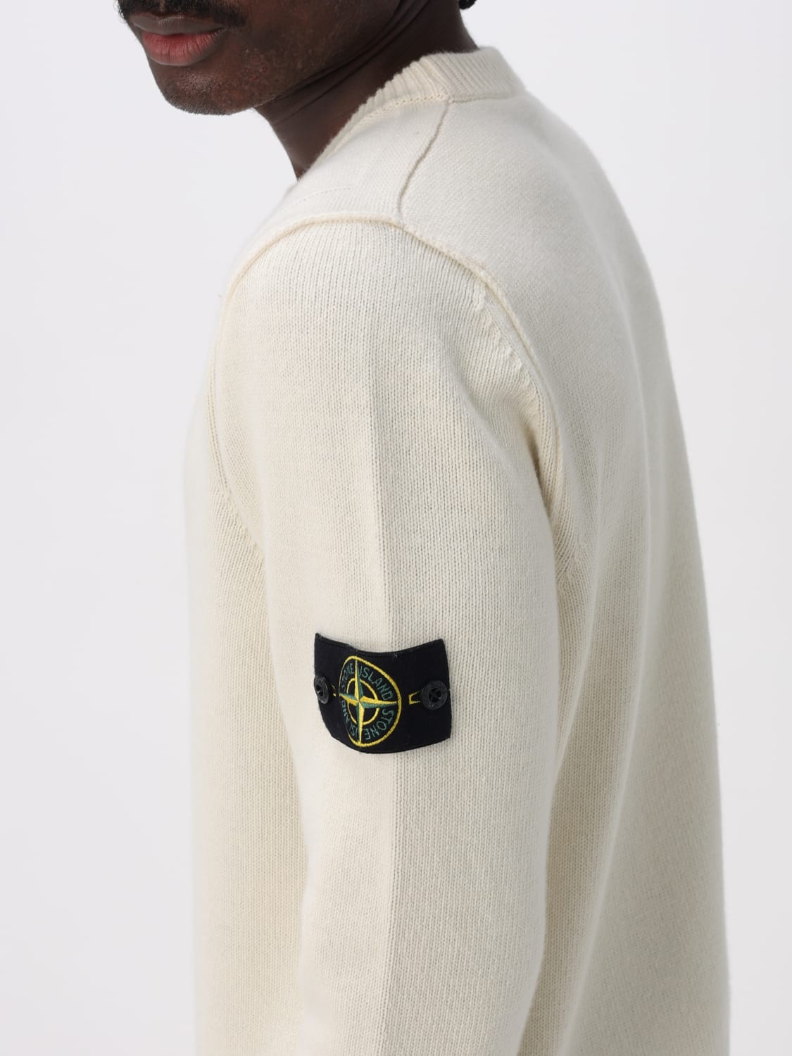 STONE ISLAND PULLOVER: Pullover herren Stone Island, Ivory - Img 5