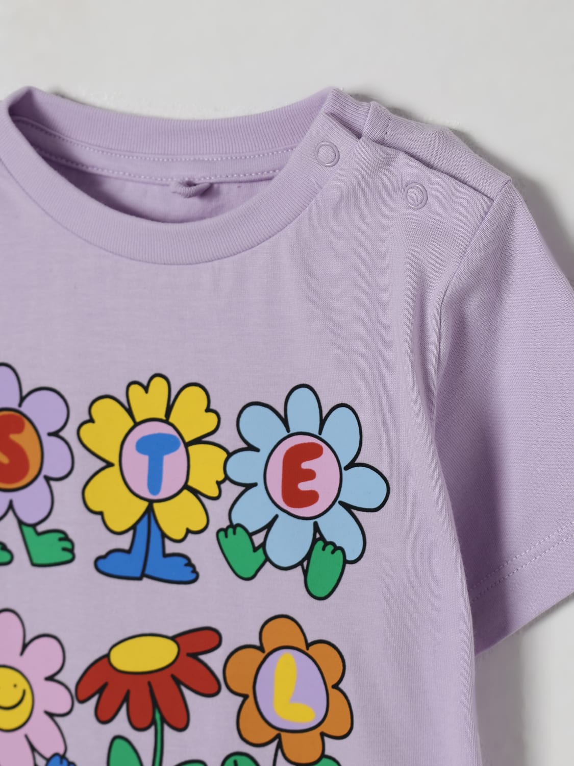 STELLA MCCARTNEY KIDS T-SHIRT: T-shirt kids Stella McCartney Kids, Violet - Img 3