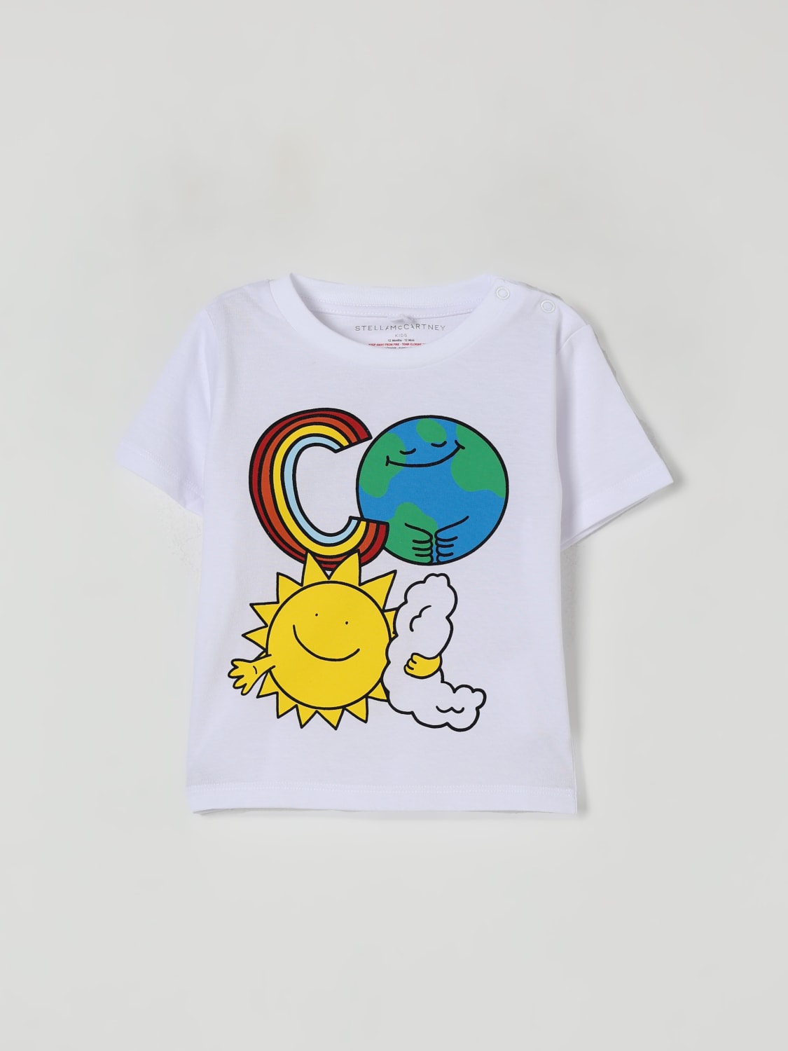 STELLA MCCARTNEY KIDS T-SHIRT: T-shirt kids Stella McCartney Kids, White - Img 1