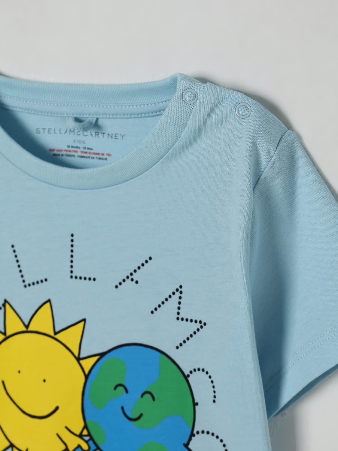 STELLA MCCARTNEY KIDS T-SHIRT: T-shirt kids Stella McCartney Kids, Sky Blue - Img 3