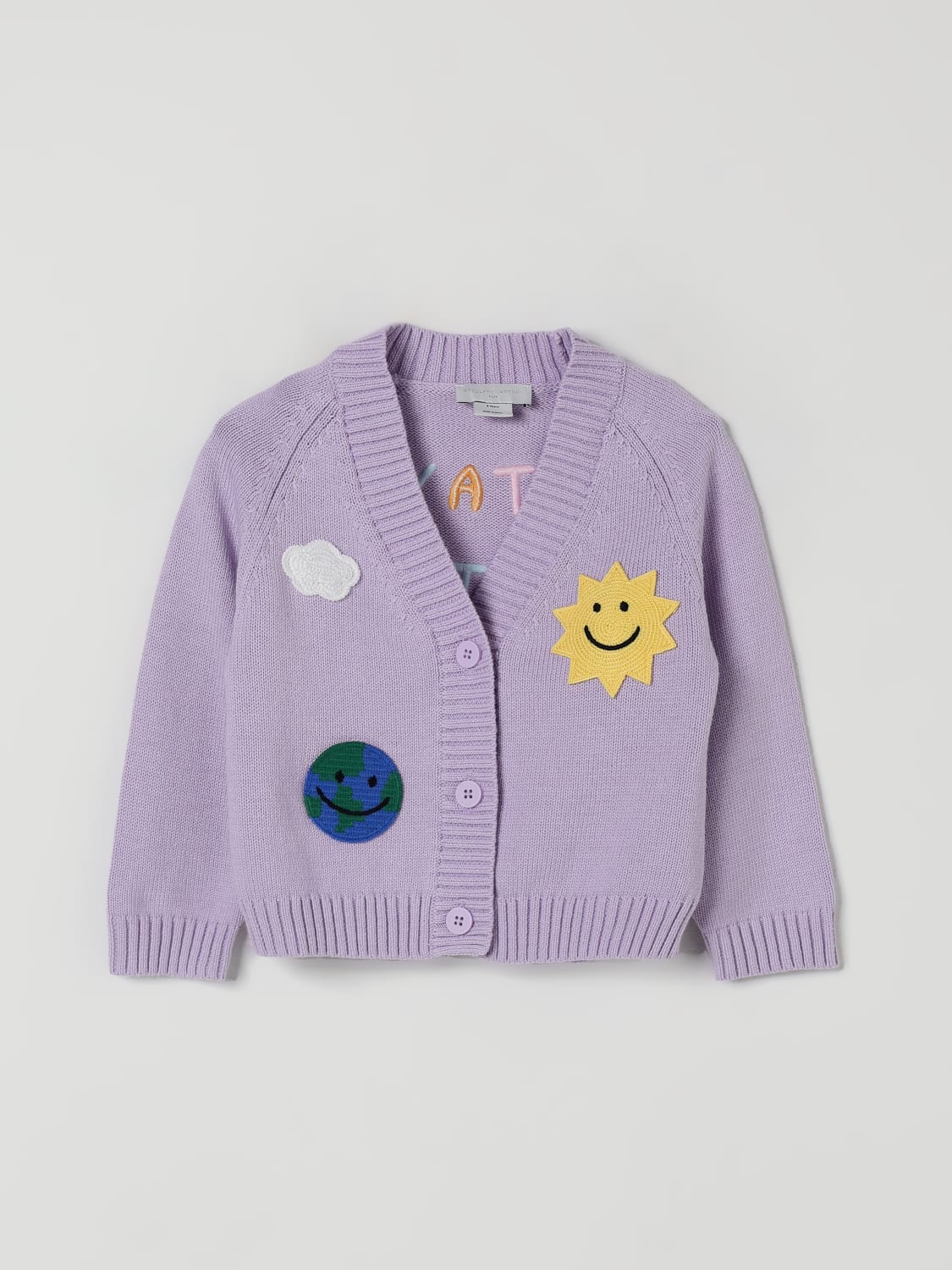 STELLA MCCARTNEY KIDS SWEATER: Sweater kids Stella McCartney Kids, Violet - Img 1
