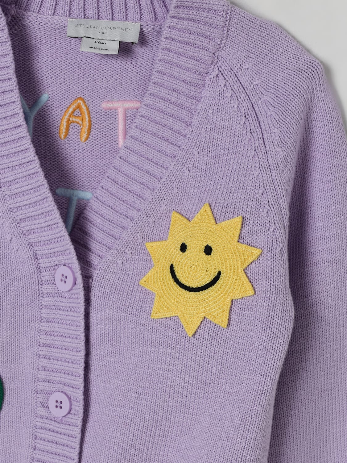 STELLA MCCARTNEY KIDS SWEATER: Sweater kids Stella McCartney Kids, Violet - Img 3