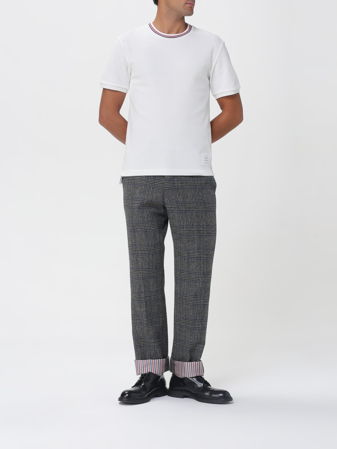 THOM BROWNE T-SHIRT: Polo shirt men Thom Browne, White - Img 2