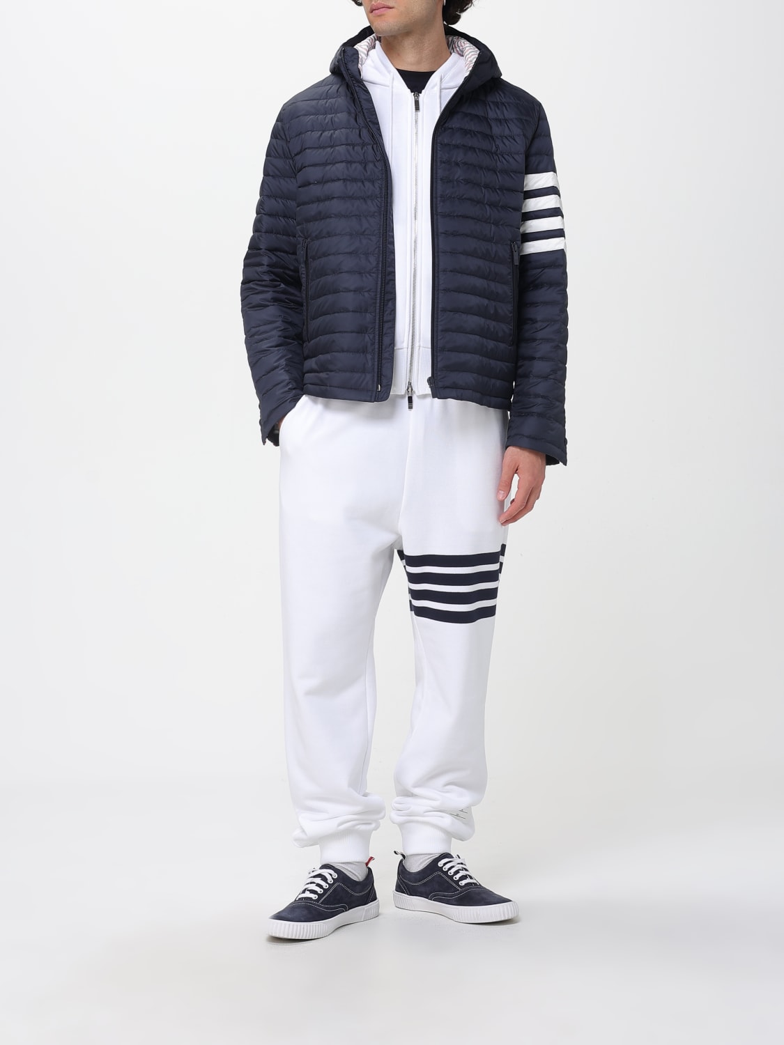 THOM BROWNE PANTS: Pants men Thom Browne, White - Img 2