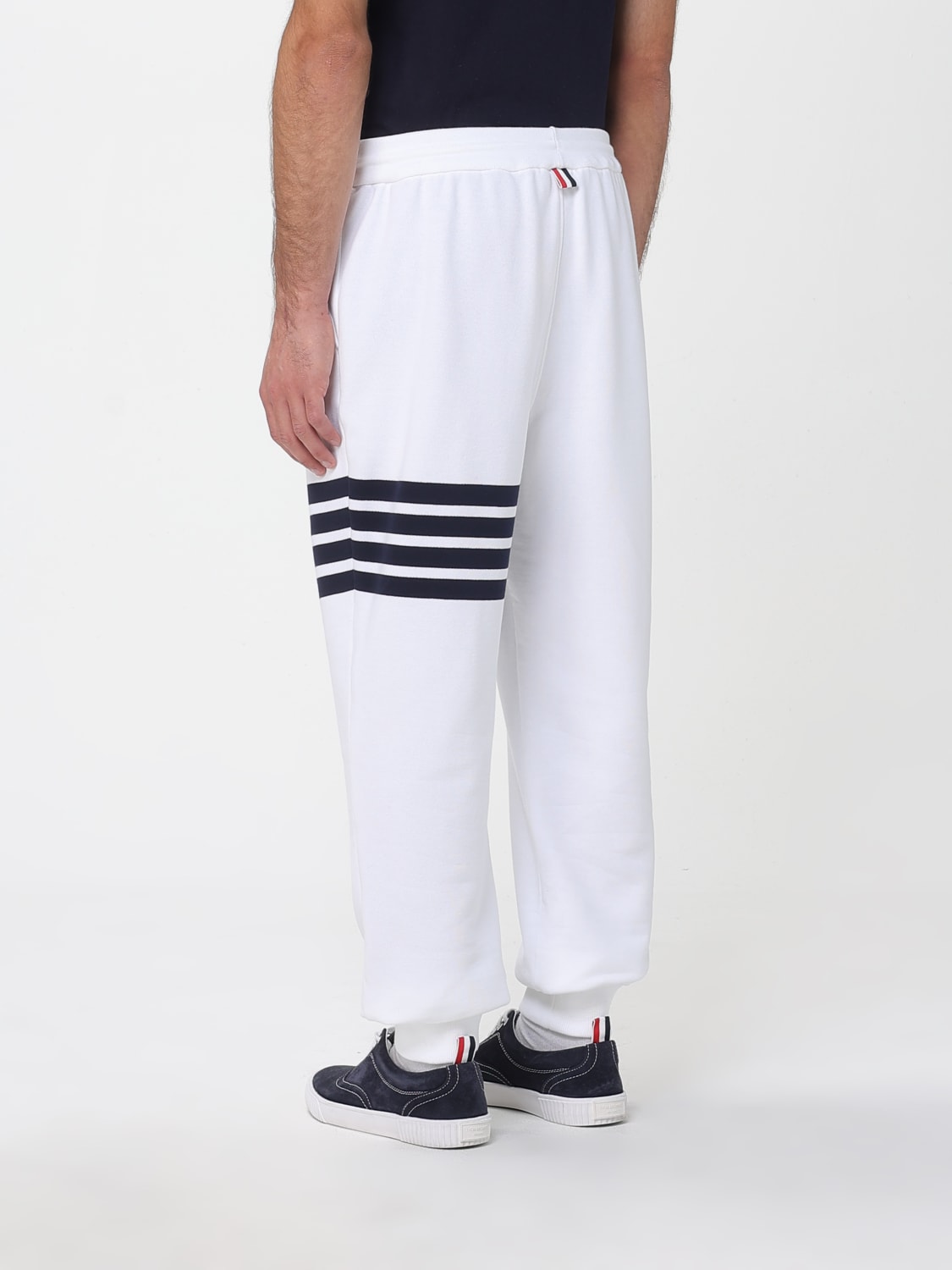 THOM BROWNE PANTS: Pants men Thom Browne, White - Img 3