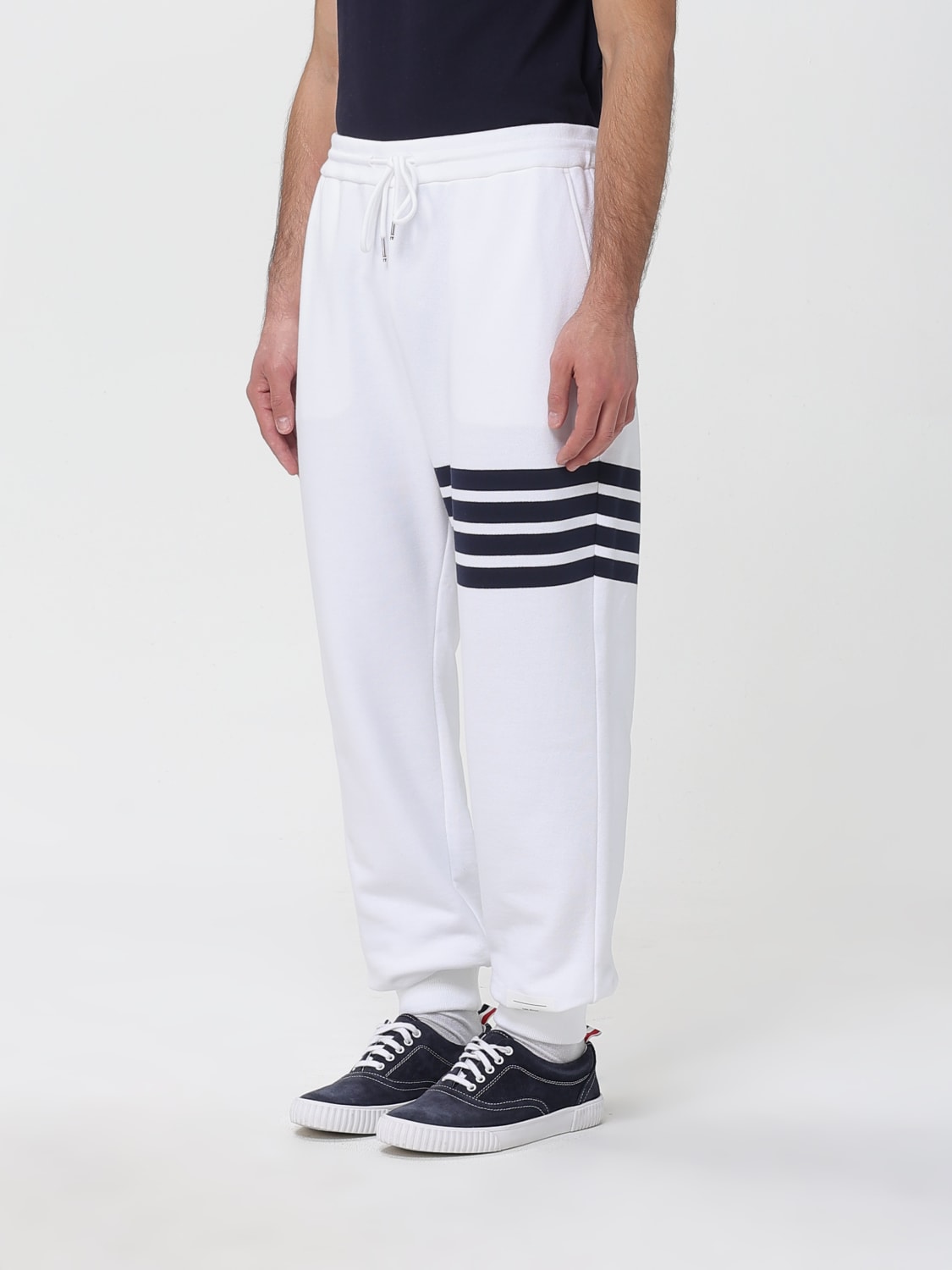 THOM BROWNE PANTS: Pants men Thom Browne, White - Img 4