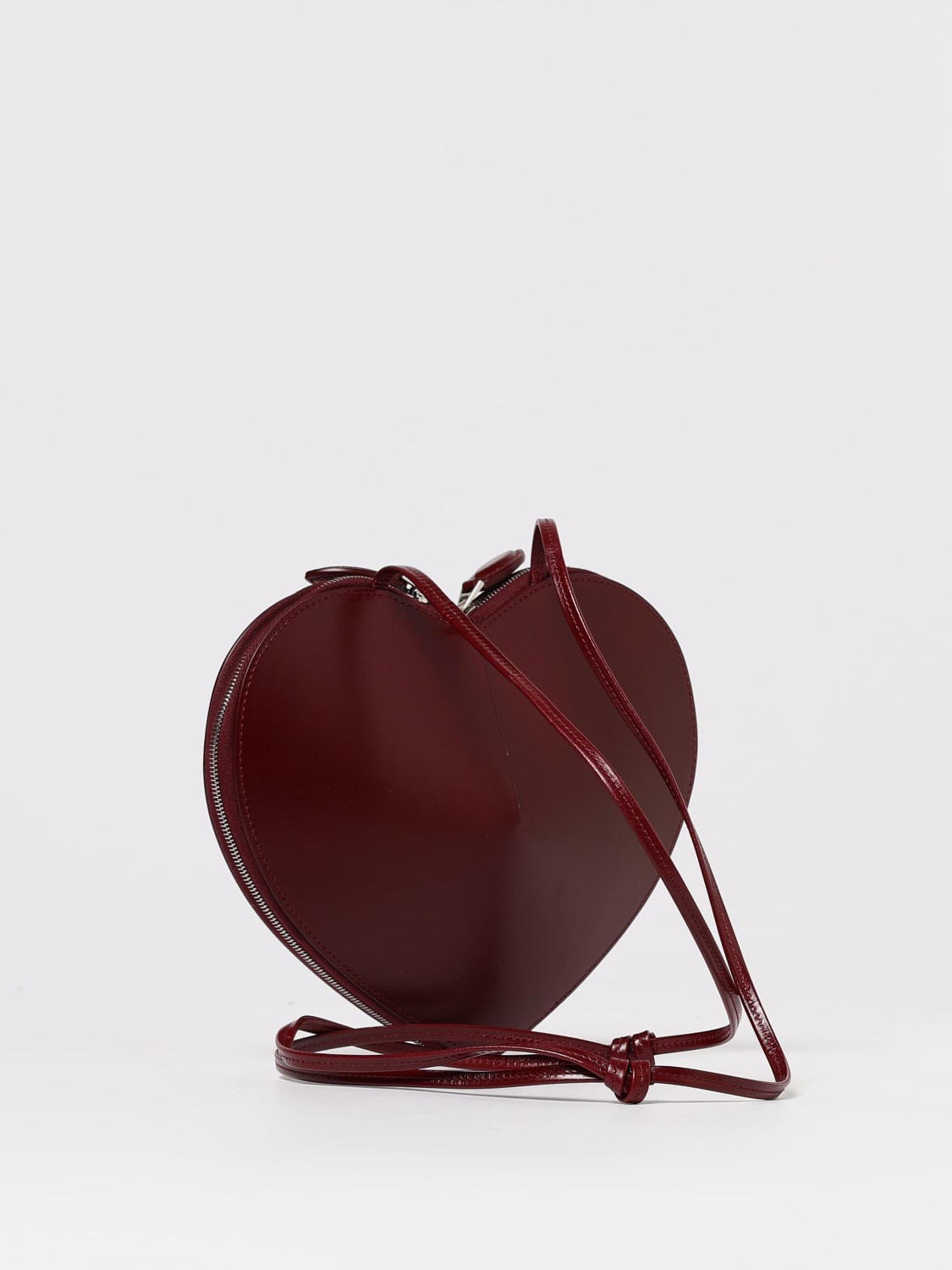 ALAÏA MINI BAG: Shoulder bag woman AlaÏa, Burgundy - Img 3