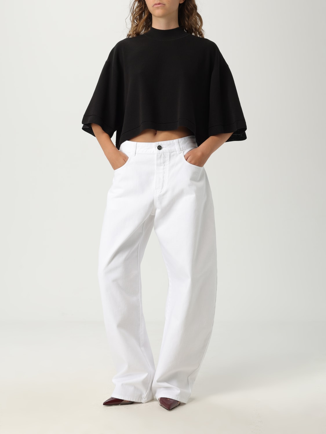 ALAÏA JEANS: Jeans woman AlaÏa, White - Img 2