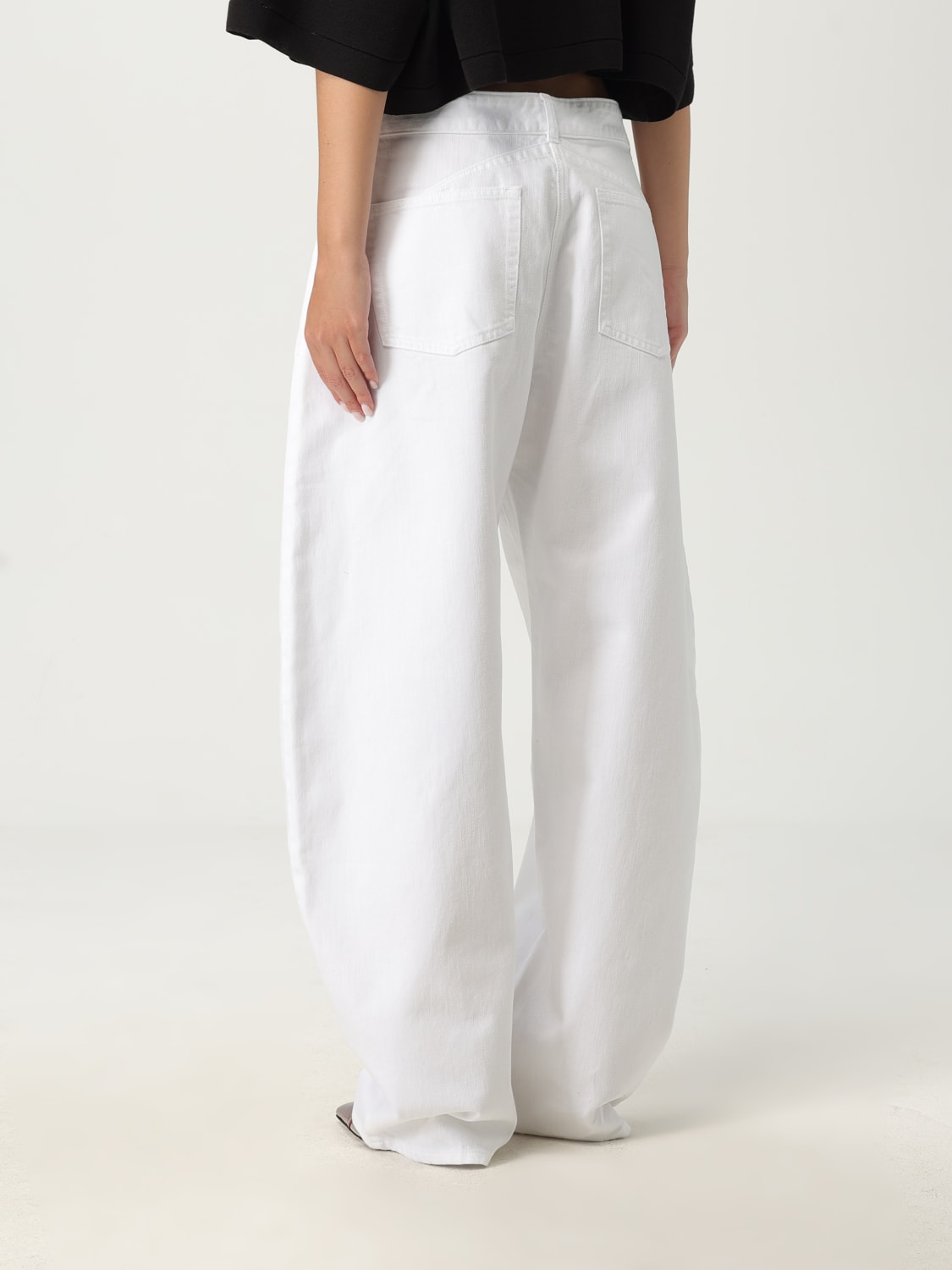 ALAÏA JEANS: Jeans woman AlaÏa, White - Img 3