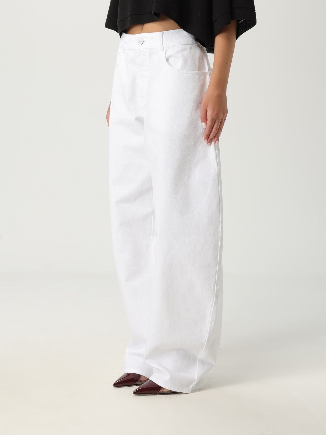 ALAÏA JEANS: Jeans woman AlaÏa, White - Img 4