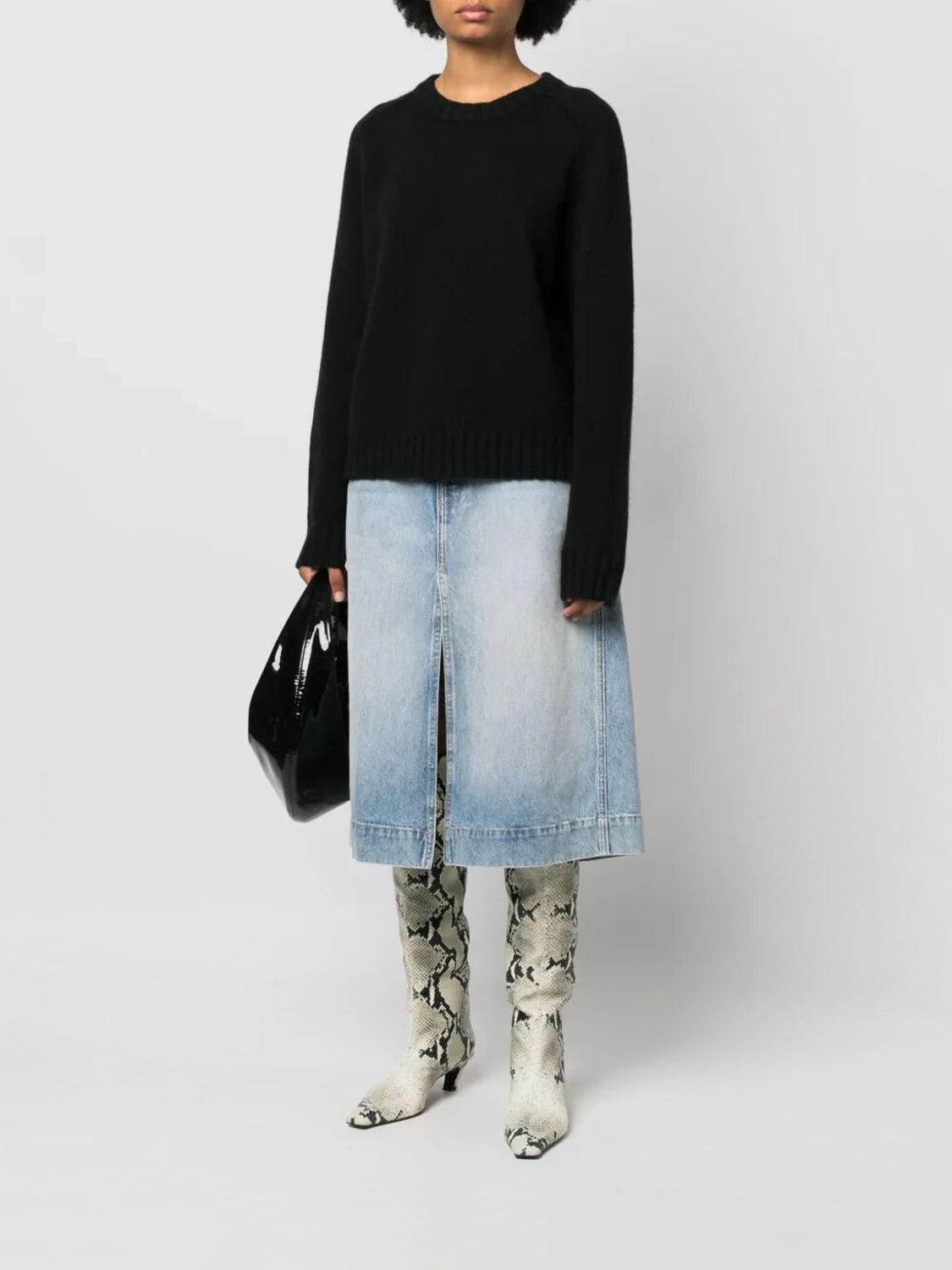 KHAITE SWEATER: Sweater woman Khaite, Black - Img 2