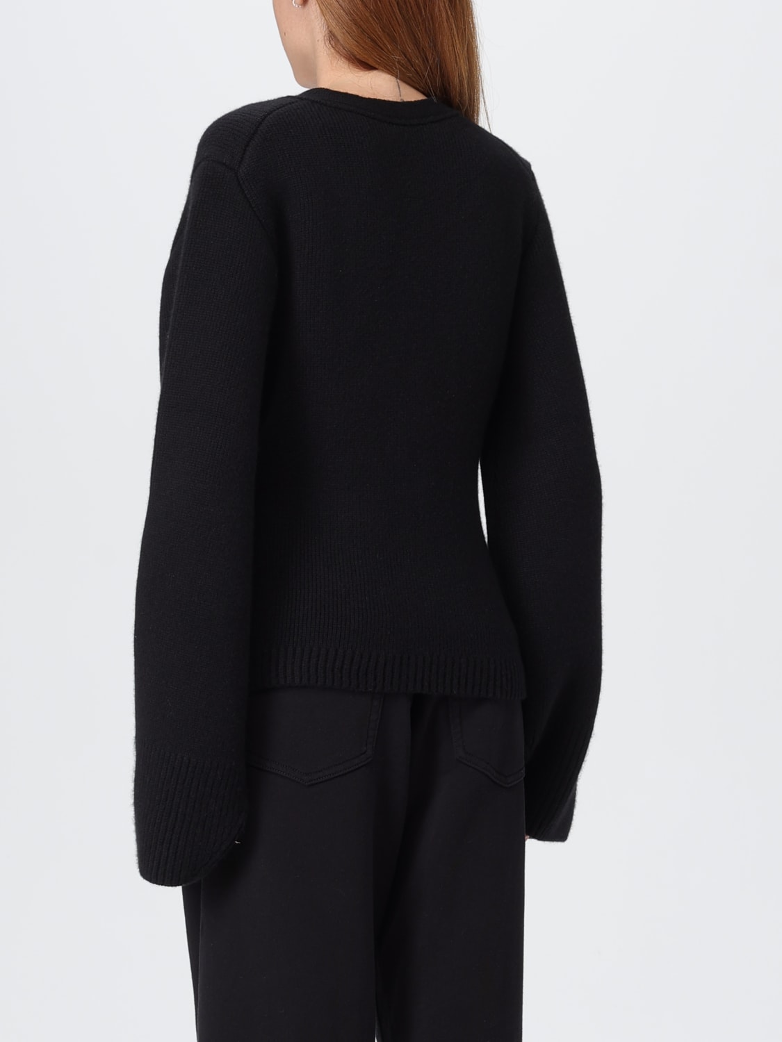 KHAITE SWEATER: Cardigan woman Khaite, Black - Img 3