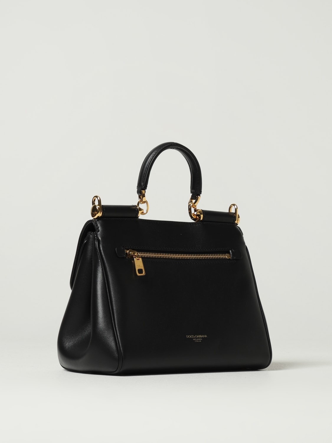 DOLCE & GABBANA SAC À MAIN: Sac porté main femme Dolce & Gabbana, Noir - Img 3