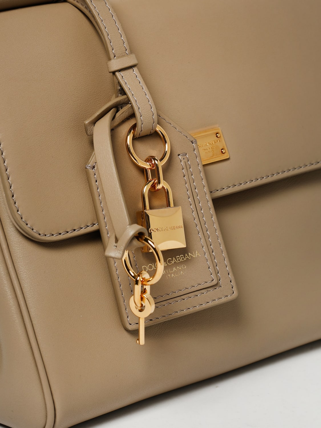 DOLCE & GABBANA SAC À MAIN: Sac porté main femme Dolce & Gabbana, Rose - Img 4