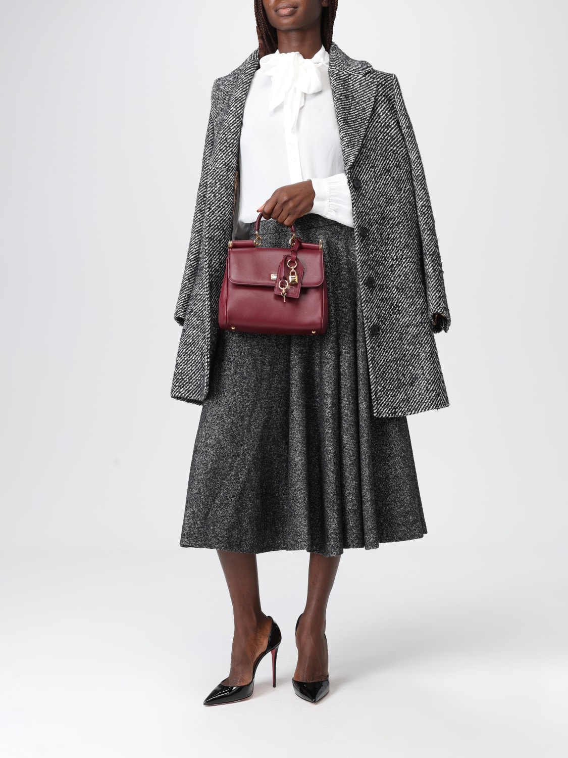 DOLCE & GABBANA HANDTASCHE: Handtasche damen Dolce & Gabbana, Burgunderrot - Img 2