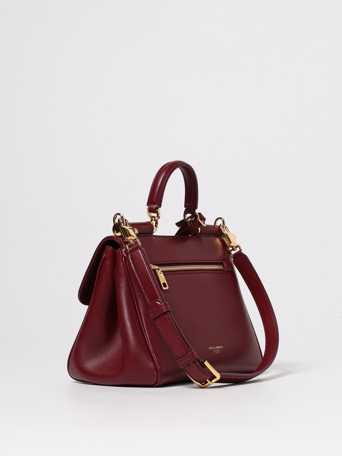 DOLCE & GABBANA HANDTASCHE: Handtasche damen Dolce & Gabbana, Burgunderrot - Img 3