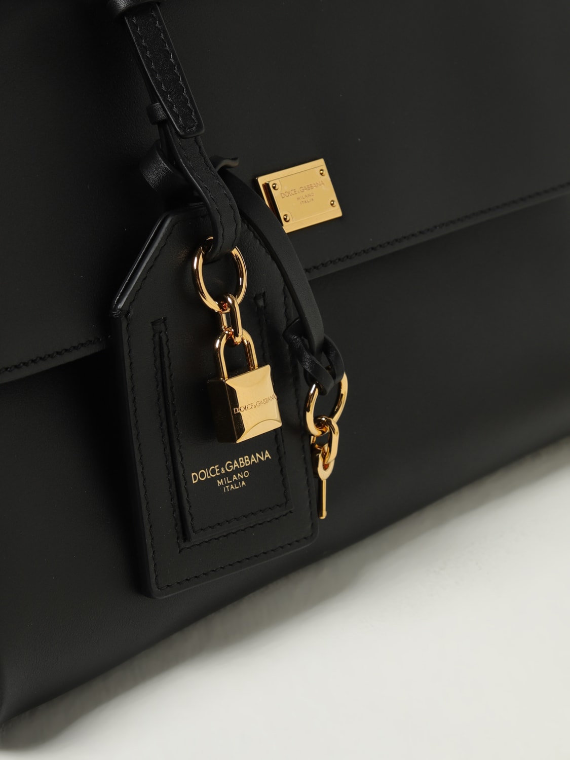 DOLCE & GABBANA BOLSO DE MANO: Bolso de mano mujer Dolce & Gabbana, Negro - Img 4