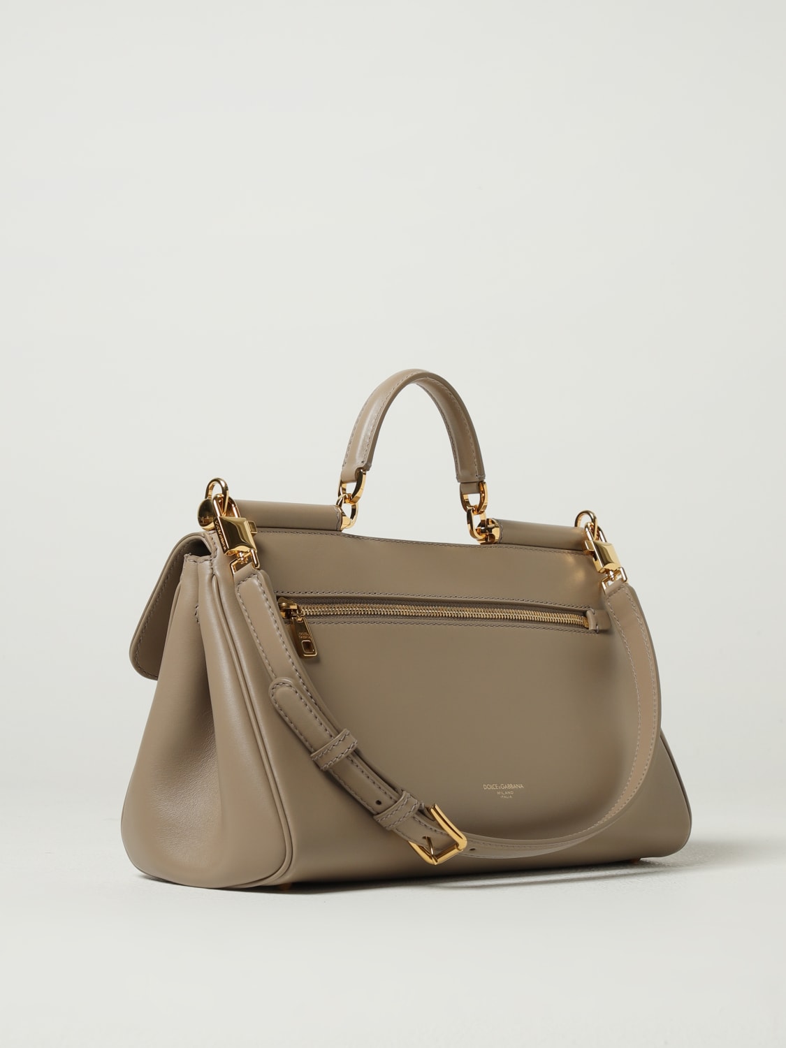 DOLCE & GABBANA HANDTASCHE: Handtasche damen Dolce & Gabbana, Beige - Img 3